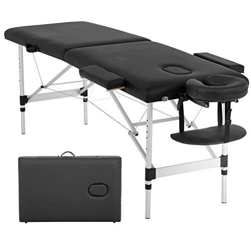 Aluminium Massage Table Portable Massage Table 73 Inch 2 Fold Portable Massage beds