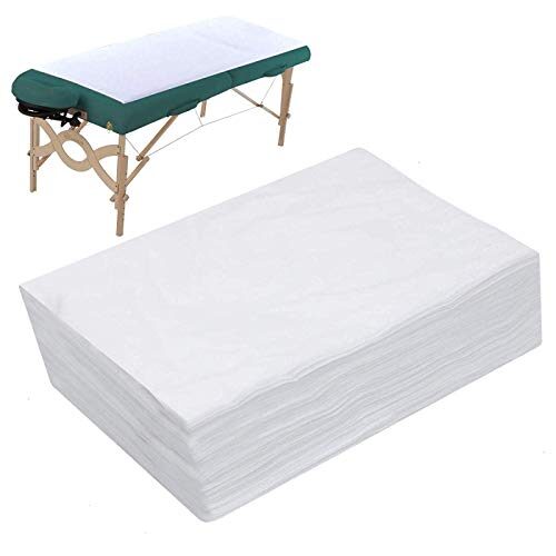 AQUEENLY 20PCS Spa Bed Sheets Disposable Massage Table Sheet