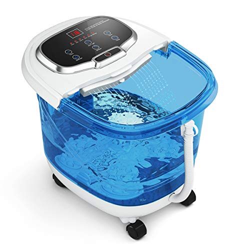 Giantex Foot Spa Bath Massager w/Heat, Adjustable Water Jets