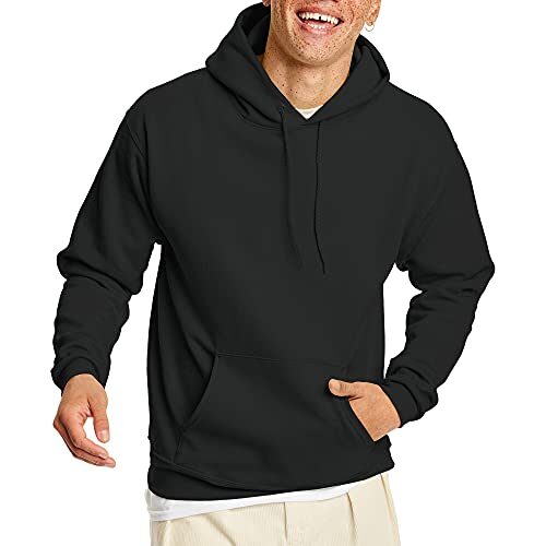 Hanes Men’s Pullover EcoSmart Hooded Sweatshirt