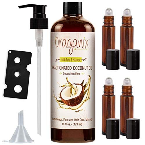 Oraganix Fractionated Coconut Oil with Roller Bottles