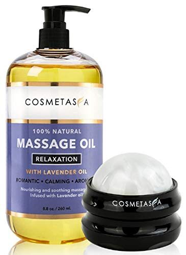 Sensual Lavender Massage Oil with Massage Roller Ball