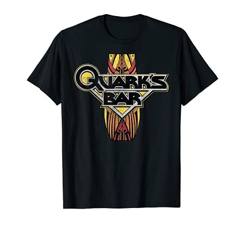 Star Trek DS9 Quark’s Bar Vintage Logo T-Shirt