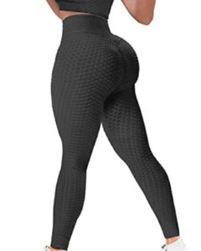 YAMOM High Waist Butt Lifting Anti Cellulite Workout Leggings